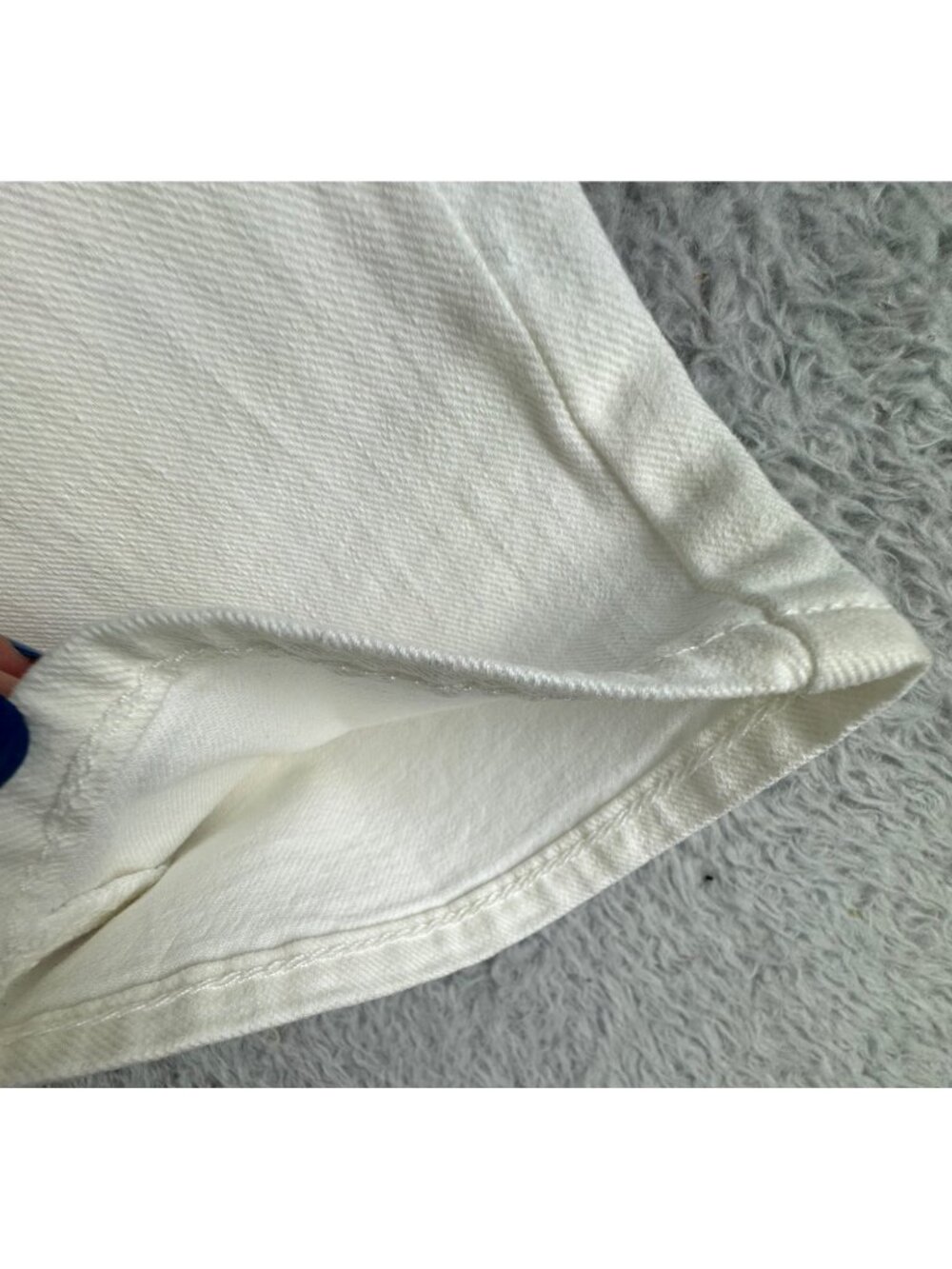 Paige Peg Skinny White Jeans Womens 30 Stretch Travel Retro Y2K Office Casual - Picture 11 of 14